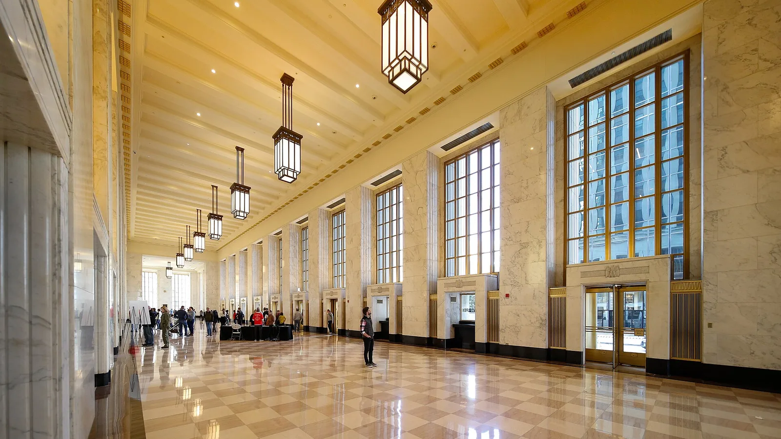 Chicago's Old Main Post Office interior