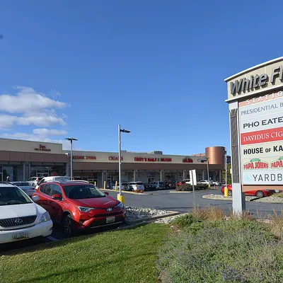 White Flint Station strip mall sign 2021 11 26 11 16 52 1