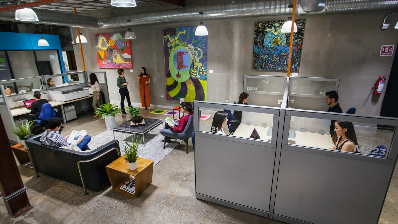 TechnologyHub 2020 Office Space Cubicles